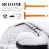 FAVOMOTO 5pcs Ice Scraper for Snow Removal Frost Shovel Comfortable Grip Multi-Function Tool for Suvs and Trucks Compact and Easy to Store view 2