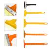 FAVOMOTO 5pcs Ice Scraper for Snow Removal Frost Shovel Comfortable Grip Multi-Function Tool for Suvs and Trucks Compact and Easy to Store view 3