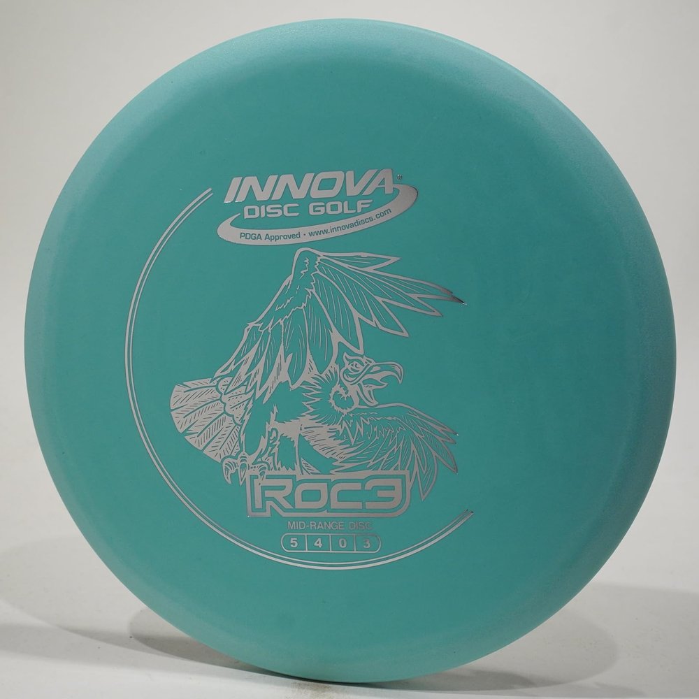 Innova DX Roc3 Disc Golf Midrange Disc, Pick Color/Weight [Stamp & Exact Color May Vary] Blue 180 Grams