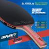 JOOLA Infinity Edge - Tournament Performance Ping Pong Paddle w/Carbon Pro Technology - Black Rubber on Both Sides - Competition Ready - Table Tennis Racket for Advanced Training - Designed for Speed view 3