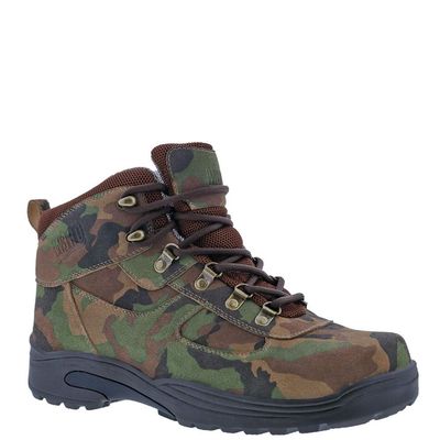 Drew Rockford Men's Orthopedic Boots Camo Suede Leather - 10 6e