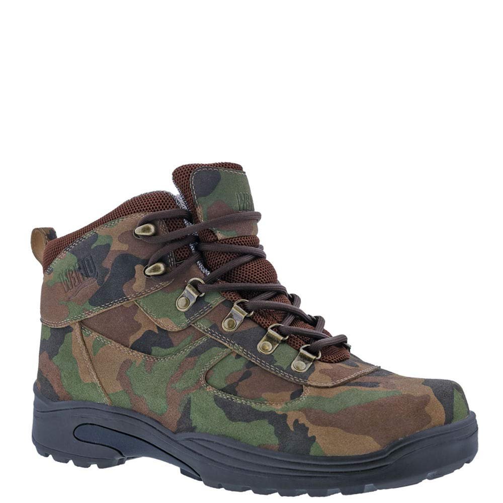 Drew Rockford Men's Orthopedic Boots Camo Suede Leather - 10 6e