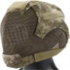 Evike Airsoft - Matrix Striker Headpro Full Face Carbon Steel Mesh Face Pro (Color: Arid Camo) view 1
