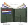 Urban Forest Leather Wallet for Men, Vintage Green, rfid wallet view 3