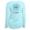 Spearfishing Octopus UV T-Shirt: UPF 50+ Long Sleeve Womens Sun Protection, Quick Dry Rash Guard Tee for Scuba Diving, Fishing, Swim, Outdoors: The Kraken: Lt. Blue - L view 1
