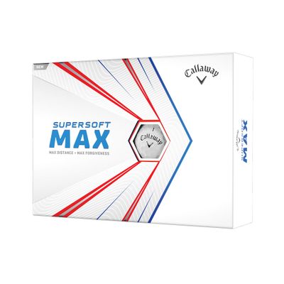 Callaway 2021 Supersoft Max Golf Balls, White