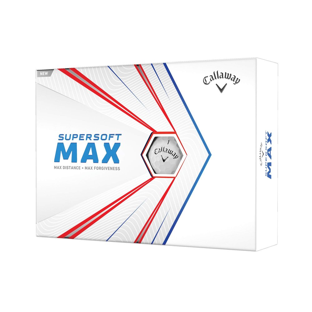Callaway 2021 Supersoft Max Golf Balls, White