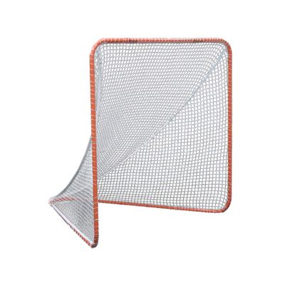 Gladiator Lacrosse Official Lacrosse Goal with a 6mm Net, Orange, 100% Steel Frame, 6 x 6-Foot, Standard, 72 x 72