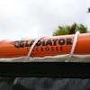 Gladiator Lacrosse Official Lacrosse Goal with a 6mm Net, Orange, 100% Steel Frame, 6 x 6-Foot, Standard, 72 x 72 view 3
