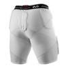 McDavid Football Compression Padded Girdle Shorts. Pads on HIPS, Thighs and Tailbone. White view 3