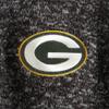 Antigua Men's Heather Black Green Bay Packers Fortune Quarter-Zip Pullover Jacket view 4