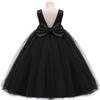 Black Flower Girl Dress,Toddler Party Wedding Christmas Earster Sleeveless Floor Length Tutu Tulle Dance Gown 5 Year Old view 4