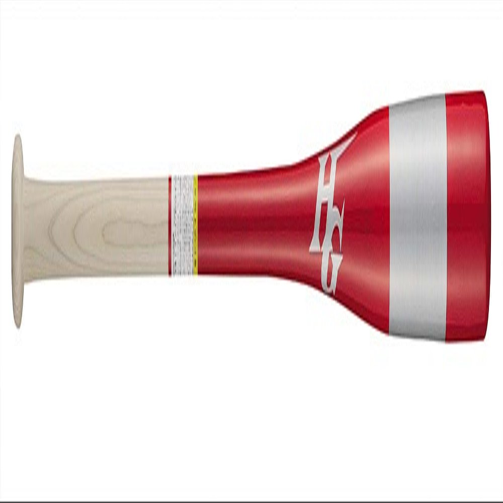 HIGOLD KB-91HRD Finger Knock Bat Red x Silver, 35.8 inches (91 cm)