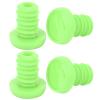Handlebar End Plugs, Mountain Handlebar Grips End Plugs Polyester Rubber Plugs for 22.2mm Handlebar(Green) Bikes and Spare Parts view 1