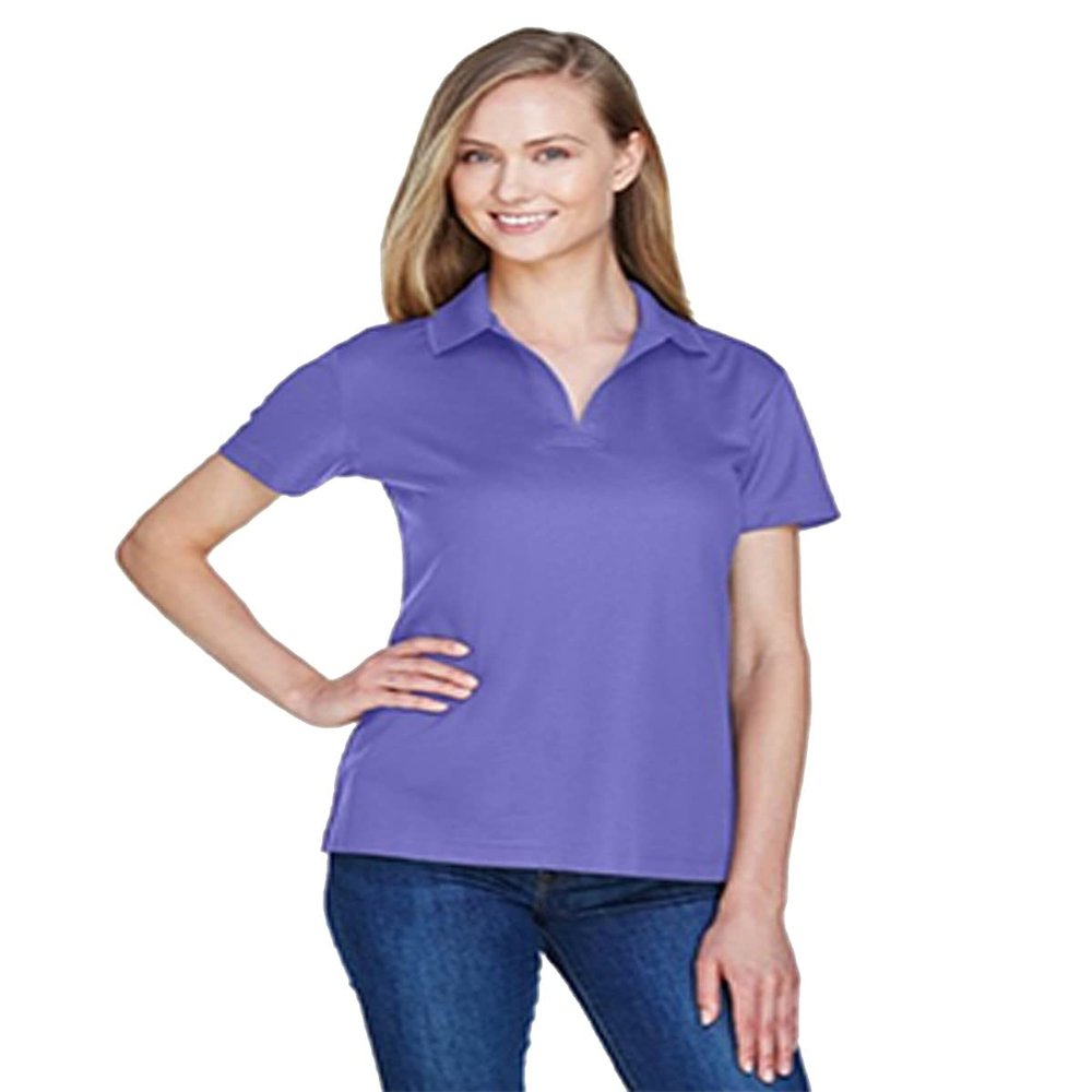 Devon & Jones CrownLux Performance Ladies' Plaited Polo 2XL Grape