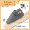 Mejale Baby Newborn Soft Sole Leather Shoes Infant Toddler Crawling Slippers Boys Girls Walking Moccasins(0-6 Months, Light Grey, S) view 3
