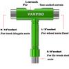 Vanpro skateboard tools skate tool all in oneUsed for installation and maintenance of various skateboards and roller skatesetc.(Snow Green Pack of 1) view 2