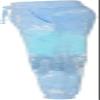 Colortone Ladies Tie Dye Joggers, Lagoon, Medium view 3