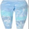 Colortone Ladies Tie Dye Joggers, Lagoon, Medium view 4