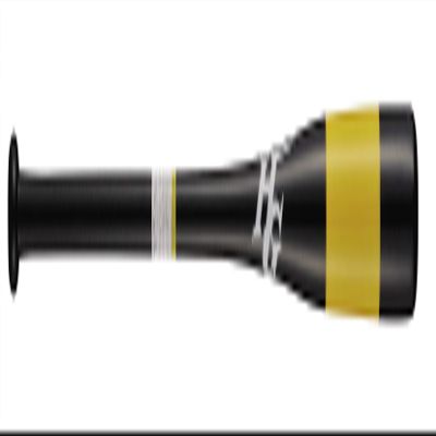 Hi-Gold KB-86H Kock Bat for Infield, Yellow, 33.9 inches (86 cm)