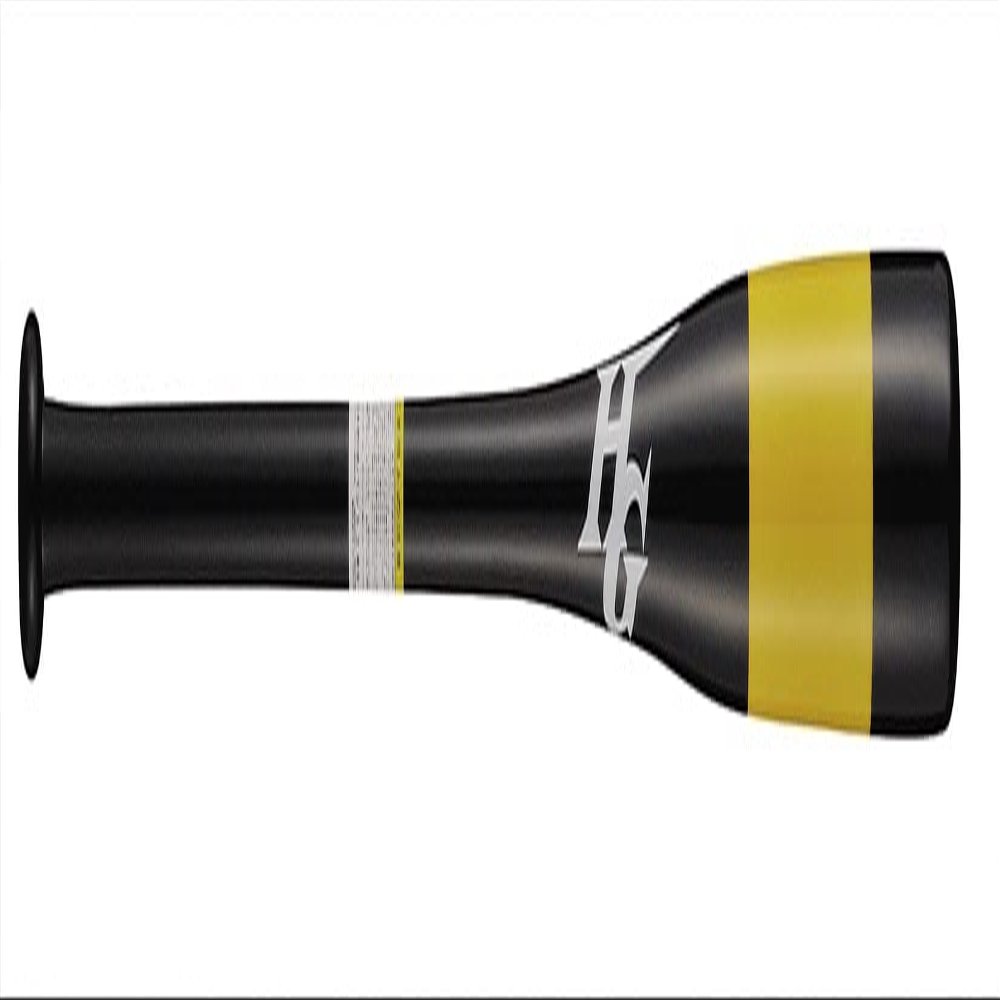 Hi-Gold KB-86H Kock Bat for Infield, Yellow, 33.9 inches (86 cm)