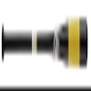 Hi-Gold KB-86H Kock Bat for Infield, Yellow, 33.9 inches (86 cm) view 1