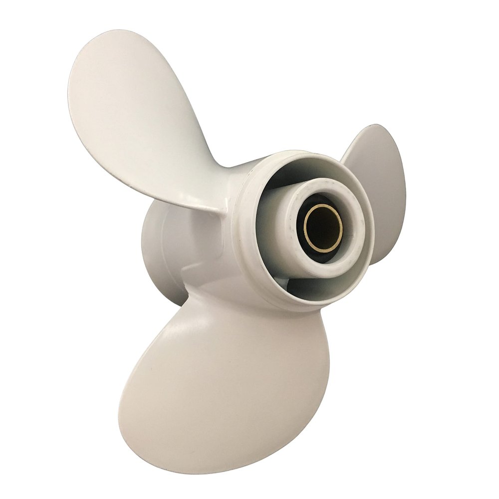 Yoofosun Propeller 9 7/8x9 20HP for Yamaha Motor Engine 20HP 25HP 30HP F25 Aluminum Outboard 10 Tooth RH Boat Prop