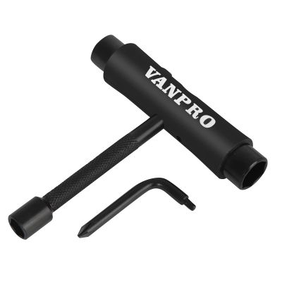 Vanpro skateboard tools skate tool all in oneUsed for installation and maintenance of various skateboards and roller skatesetc.(Snow Upgrade-black, Pack of 1)