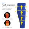 ESGTON Soccer Shin Guards for Youth Adult, Protective Gear Shin Brace Support for Football Basketball Volleyball Soccer Baseball-Blue view 4