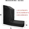 Lagaga Treadmill Cover Outdoor Household Oxford Cloth Treadmill Dustproof Waterproof Cover Sport Treadmill Folding Cover for Outside Rain Sunshine Resistance (73" L X 35.8" W X 61" H) view 2