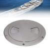 DYRABREST 6 inch Deck Plate Inspection Hatch Cover Stainless Steel Boat Marine Out Deck Plate Inspection Access Hatch Cover view 1
