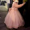 Toddler Flower Girl Wedding Party Dress, Birthday Earster Sleeveless Floor Length Tutu Tulle Dance Gown 6 7 Year Old view 2