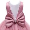 Toddler Flower Girl Wedding Party Dress, Birthday Earster Sleeveless Floor Length Tutu Tulle Dance Gown 6 7 Year Old view 4