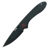 CJRB CUTLERY Folding Knife Feldspar(J1912) AR-RPM9 Powder Steel Black PVD Blade Carbon fiber Handle Pocket Knife EDC Knife, Carbon Fiber Handle view 1