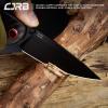CJRB CUTLERY Folding Knife Feldspar(J1912) AR-RPM9 Powder Steel Black PVD Blade Carbon fiber Handle Pocket Knife EDC Knife, Carbon Fiber Handle view 4
