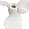 Yoofosun 3 Blade 4A 5C F4A 9 Tooth Aluminum Propeller RH Boat Prop for Yamaha Outboard Motor Engine 7 1/2x7 view 2