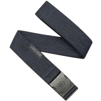 Arcade The Original Unisex Adventure Belt, Heavy Duty Elastic Webbing, Non-Metal Travel Friendly Buckle, Foundation Heather Navy