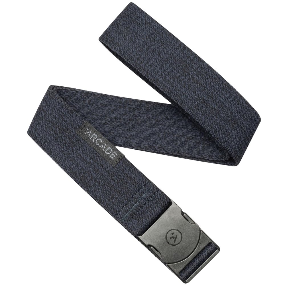 Arcade The Original Unisex Adventure Belt, Heavy Duty Elastic Webbing, Non-Metal Travel Friendly Buckle, Foundation Heather Navy