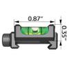 Low Profile Picatinny Bubble Level, Anti Cant Indicator view 2
