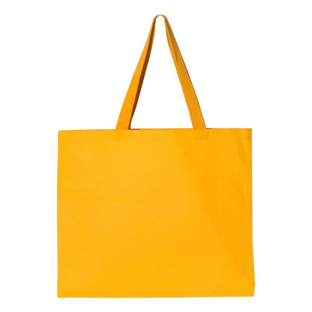 Q-Tees Promotional Tote One Size Gold