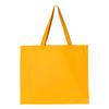Q-Tees Promotional Tote One Size Gold view 1
