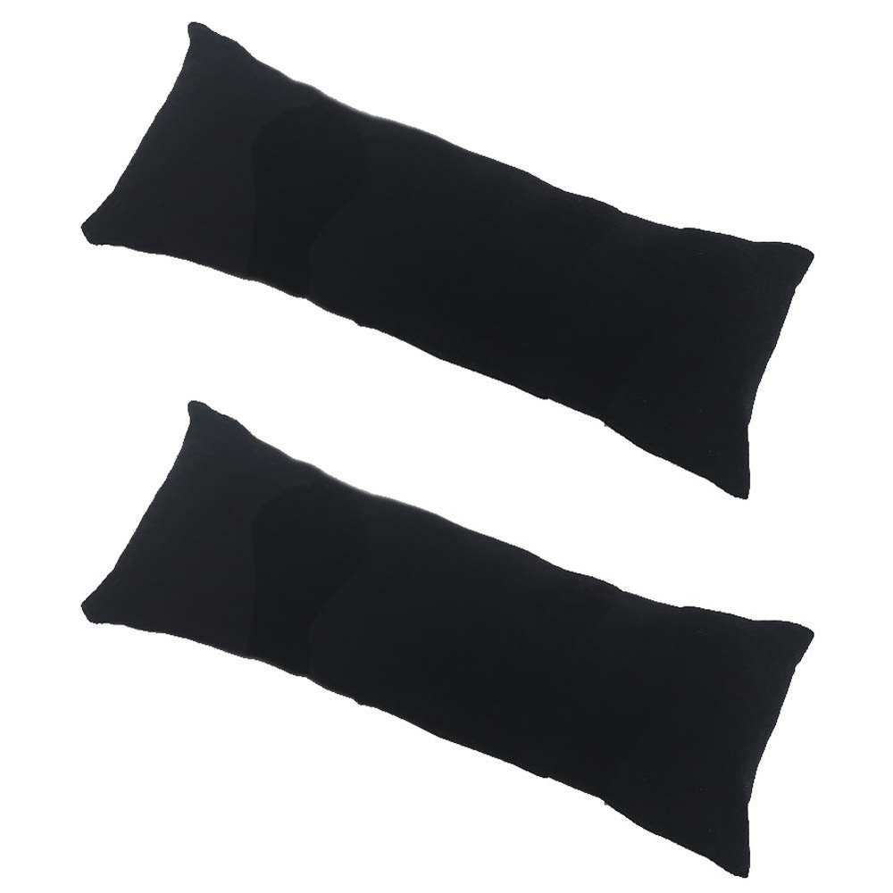 lasenersm 2 Pieces Long Watch Display Pillow Velvet Watch Pillow Bracelet Jewelry Displays Pillow Bracelet Pillows Jewelry Displays Flannel Holder Cushions, Black
