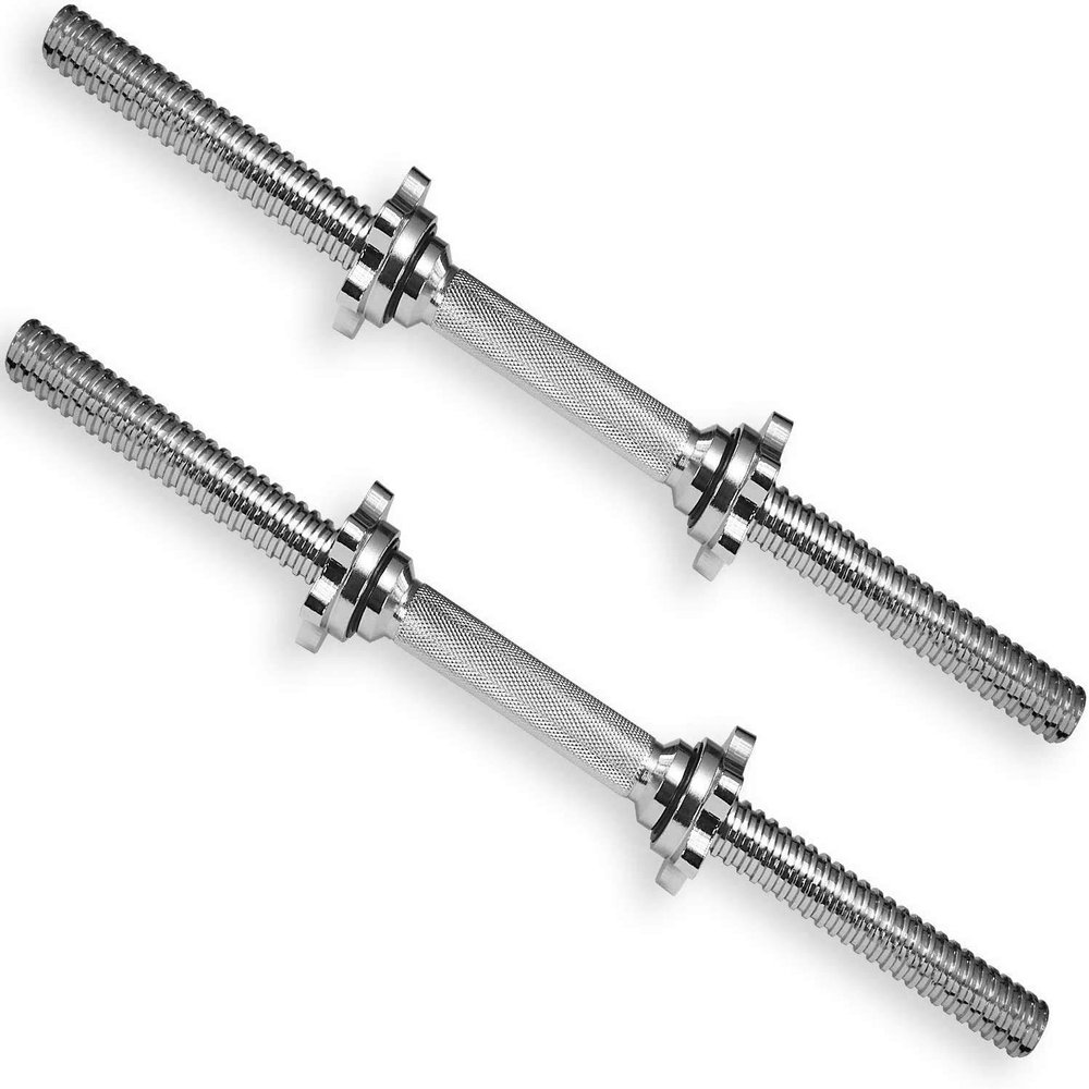 JINCAN Threaded Dumbbell Handles/Adjustable Dumbbell weights Handles - Fit 1 inch Standard Weight Plate - Weightlifting Accessories (Color : Thread Dumbbell Handle - 19.5inch)