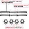 JINCAN Threaded Dumbbell Handles/Adjustable Dumbbell weights Handles - Fit 1 inch Standard Weight Plate - Weightlifting Accessories (Color : Thread Dumbbell Handle - 19.5inch) view 3