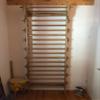 ARTIMEX Stall Bars Oak, Vintage Model, for Physical Therapy and Gymnastics - Used in Homes, Gyms, Clinics, Schools or Fitness Centers (7 feet, 10 1/2 in x 2 feet, 11 1/2 in), Code 279-R view 1
