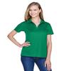 Devon & Jones CrownLux Performance Ladies' Plaited Polo 3XL Kelly Green view 1