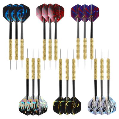 Accmor Steel Tip Darts, Professional Metal Darts, Darts Metal Tip Set, Metal Darts for Dartboard,18 pcs