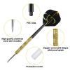 Accmor Steel Tip Darts, Professional Metal Darts, Darts Metal Tip Set, Metal Darts for Dartboard,18 pcs view 3