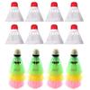 6X Training Exercise Nylon Badminton Shuttlecocks Ball Game Sports Birdies Colors 6pcs Badminton Shuttlecock Set Birdies Outdoor Ball Game Sports view 2