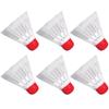 6X Training Exercise Nylon Badminton Shuttlecocks Ball Game Sports Birdies Colors 6pcs Badminton Shuttlecock Set Birdies Outdoor Ball Game Sports view 3